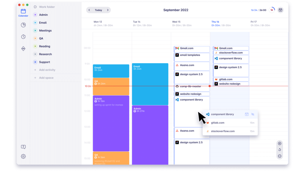 automated time tracking in Timeular