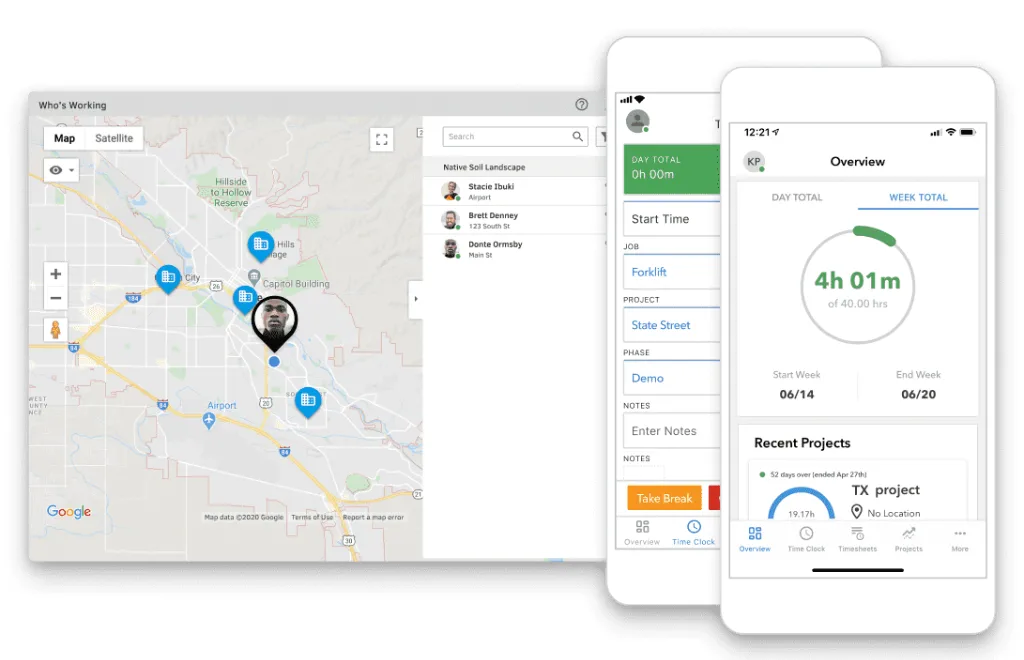 quick books time keeper app